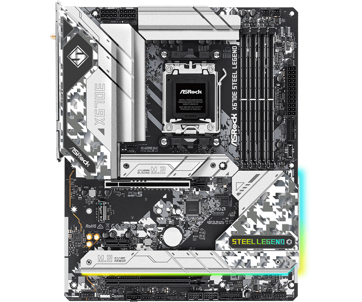 Scheda madre ASROCK X670E STEE - X870E Atx Motherboard recensione e prezzo