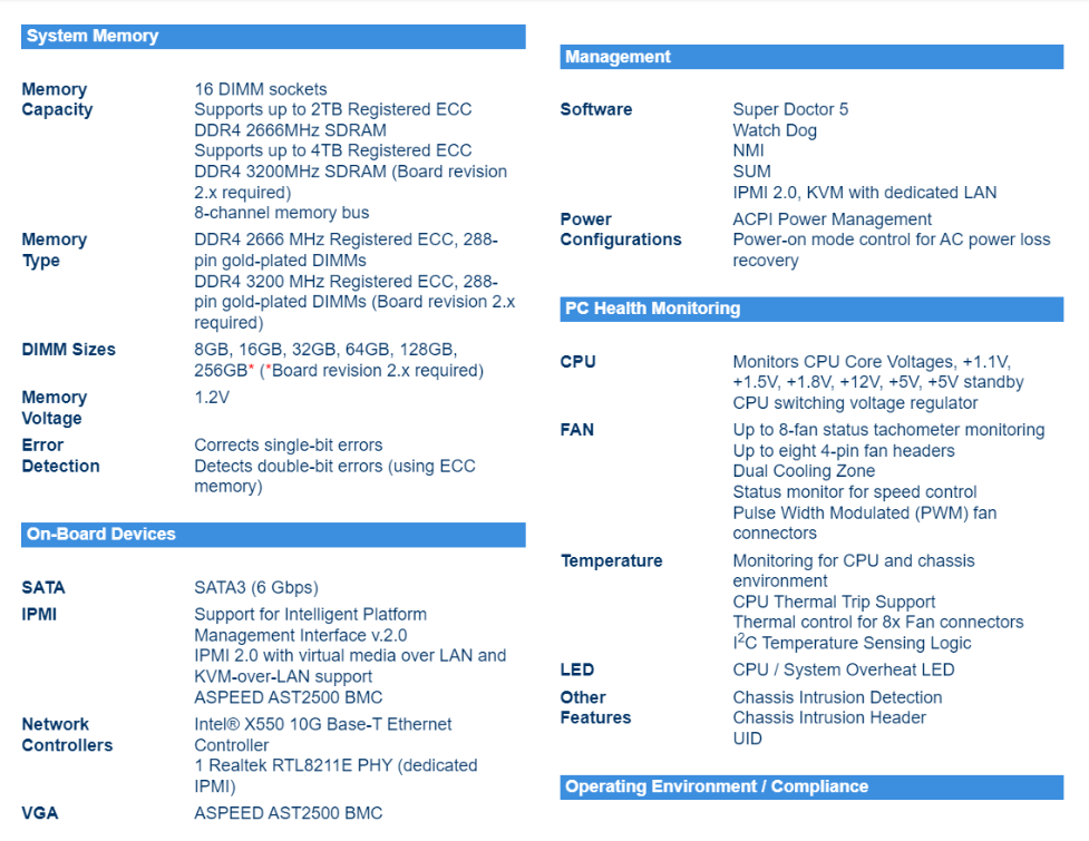 Scheda Madre Supermic H11DSi-N - Dual Socket Sp3 Epyc Motherboard recensione e prezzo