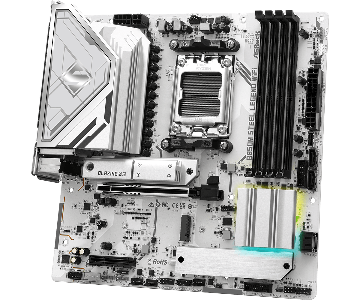    Scheda madre ASROCK B850M  - Am5 Micro Atx Pcie 5.0 Motherboard recensione e prezzo