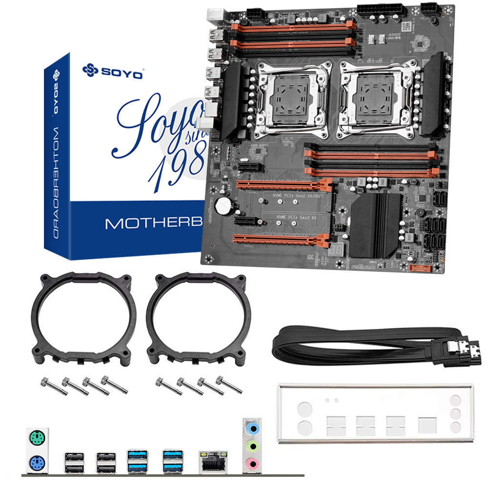 Scheda Madre SOYO X99 Dual Gam - Dual Lga2011-3 Server Motherboard Combo recensione e prezzo